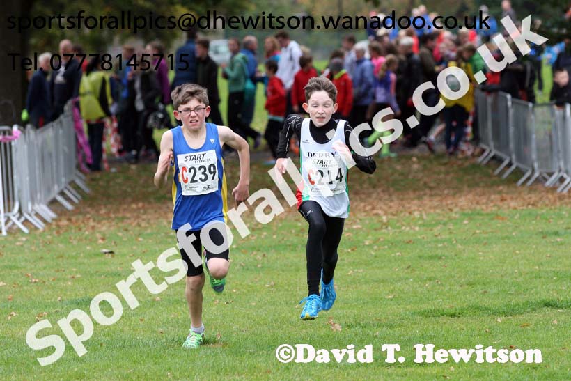 Boys under-11s Northern Cross Country Relays, Graves Park, Sheffield. Photo: David T. Hewitson/Sports for All Pics